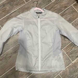 Arc'teryx Women's Light Gray Packable Windbreaker